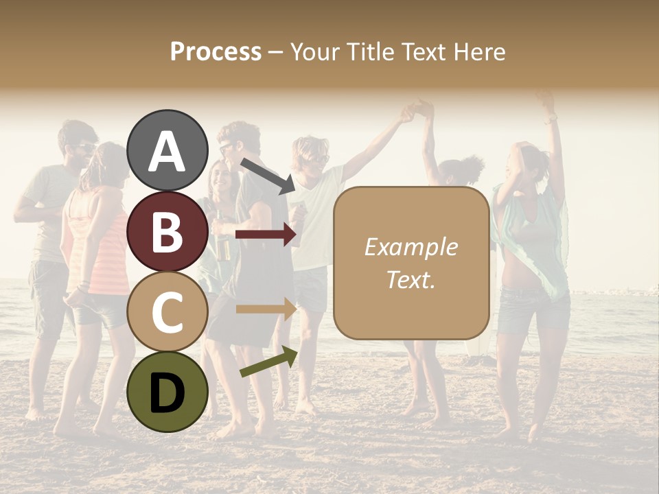 Sun Sunset Leisure PowerPoint Template