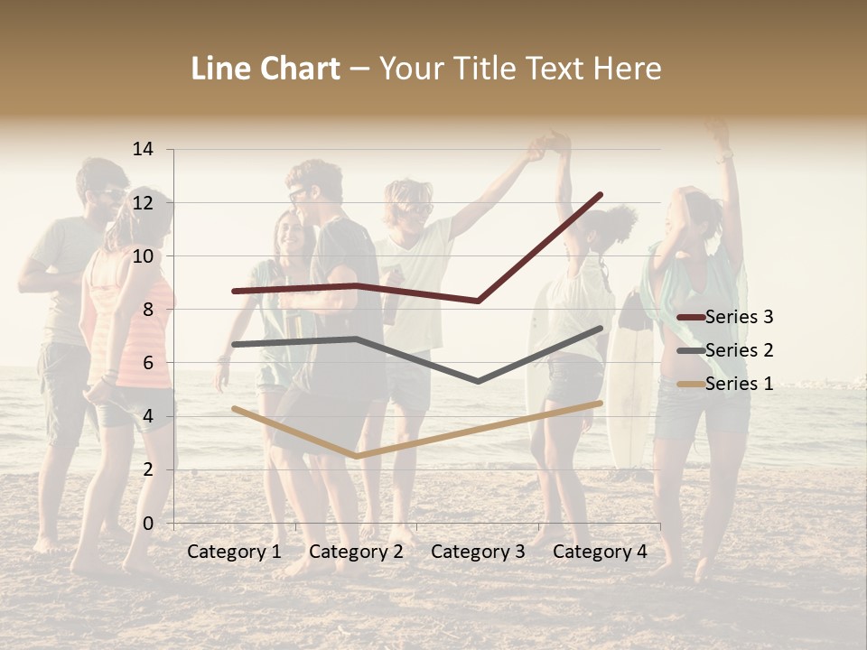 Sun Sunset Leisure PowerPoint Template