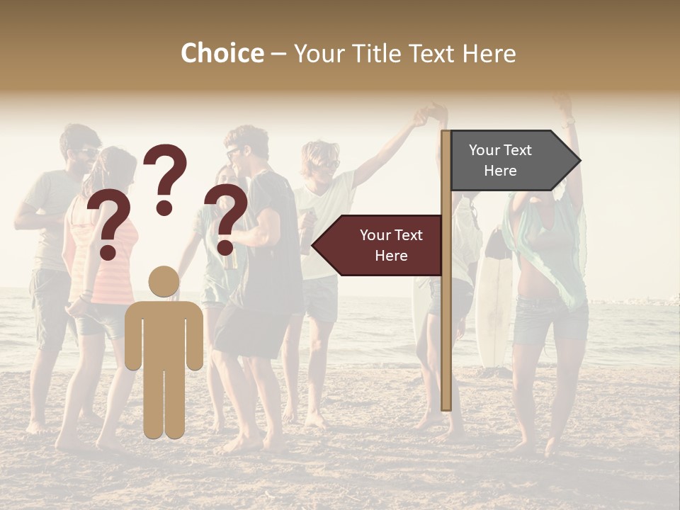 Sun Sunset Leisure PowerPoint Template