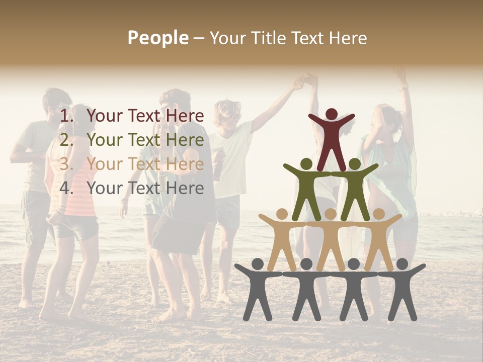 Sun Sunset Leisure PowerPoint Template