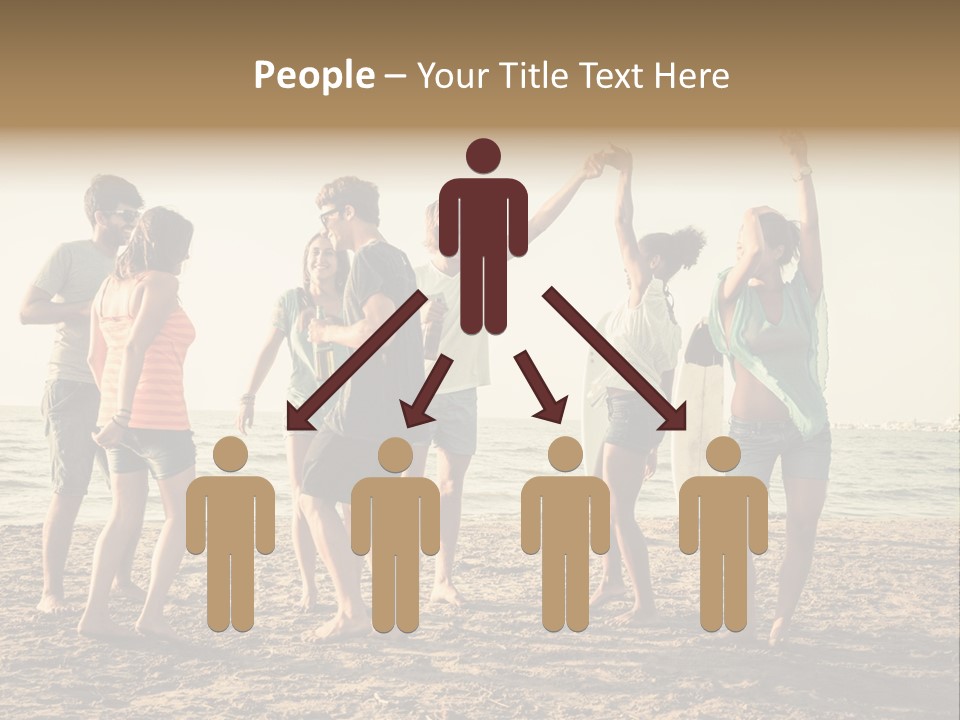 Sun Sunset Leisure PowerPoint Template