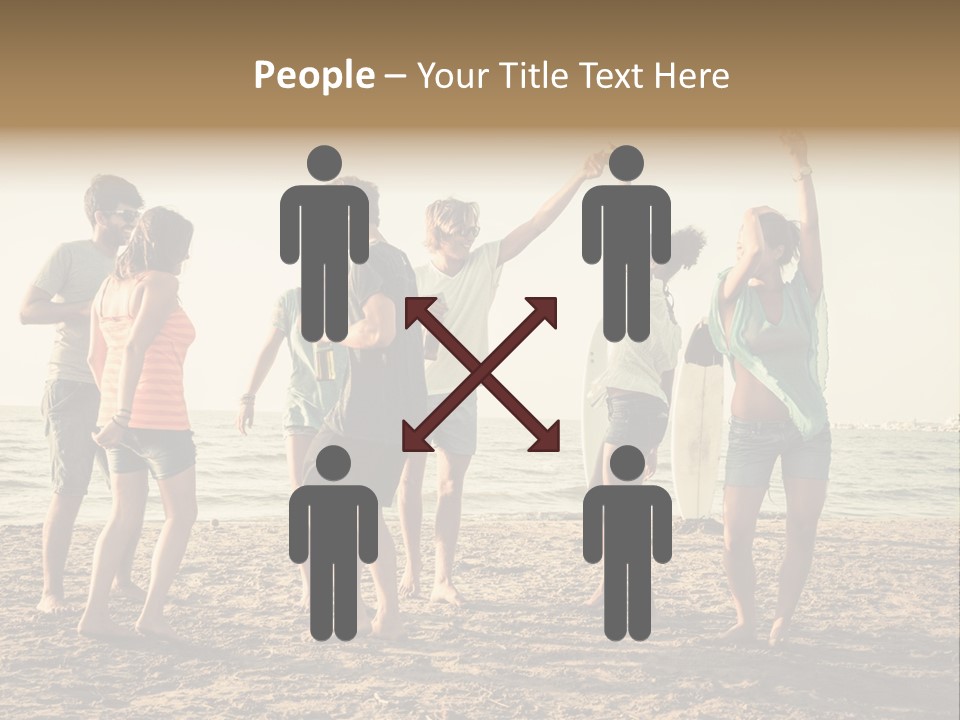 Sun Sunset Leisure PowerPoint Template