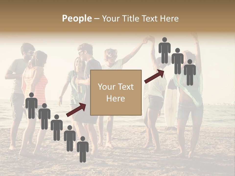 Sun Sunset Leisure PowerPoint Template