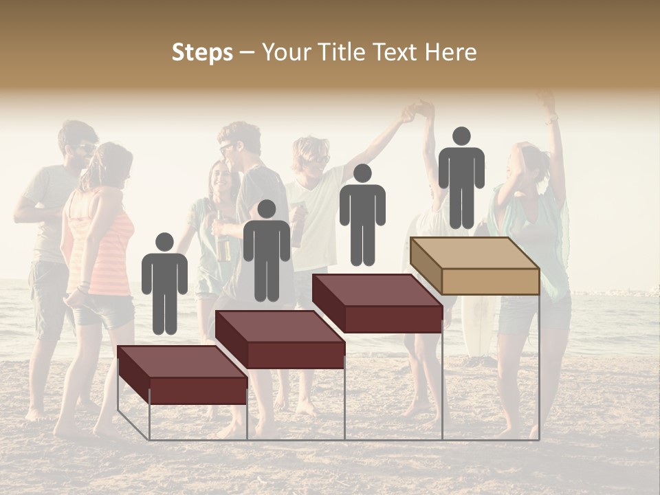 Sun Sunset Leisure PowerPoint Template