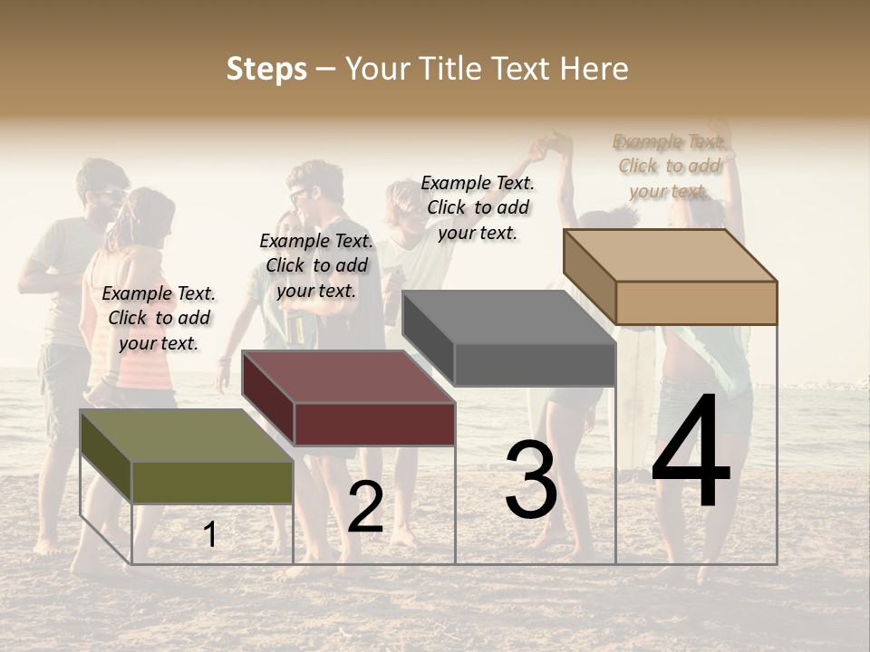 Sun Sunset Leisure PowerPoint Template