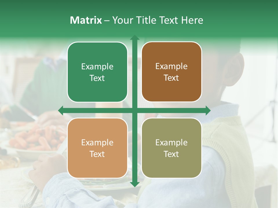 Elementary Hispanic Lunch PowerPoint Template