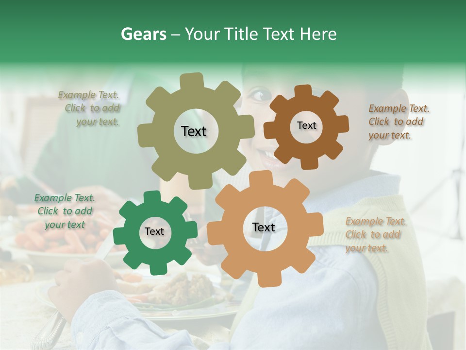 Elementary Hispanic Lunch PowerPoint Template