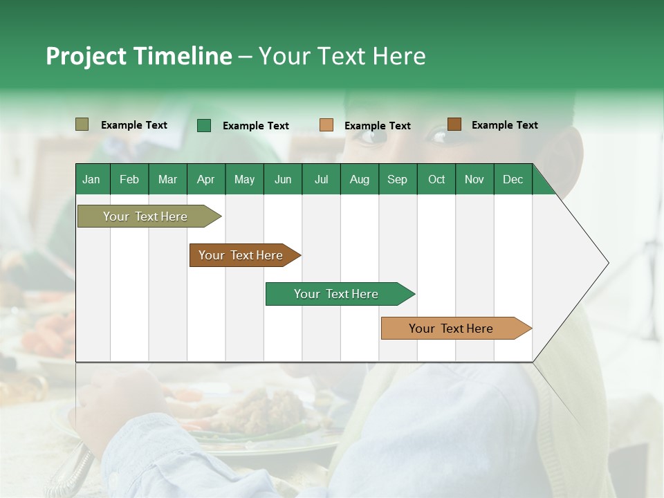 Elementary Hispanic Lunch PowerPoint Template