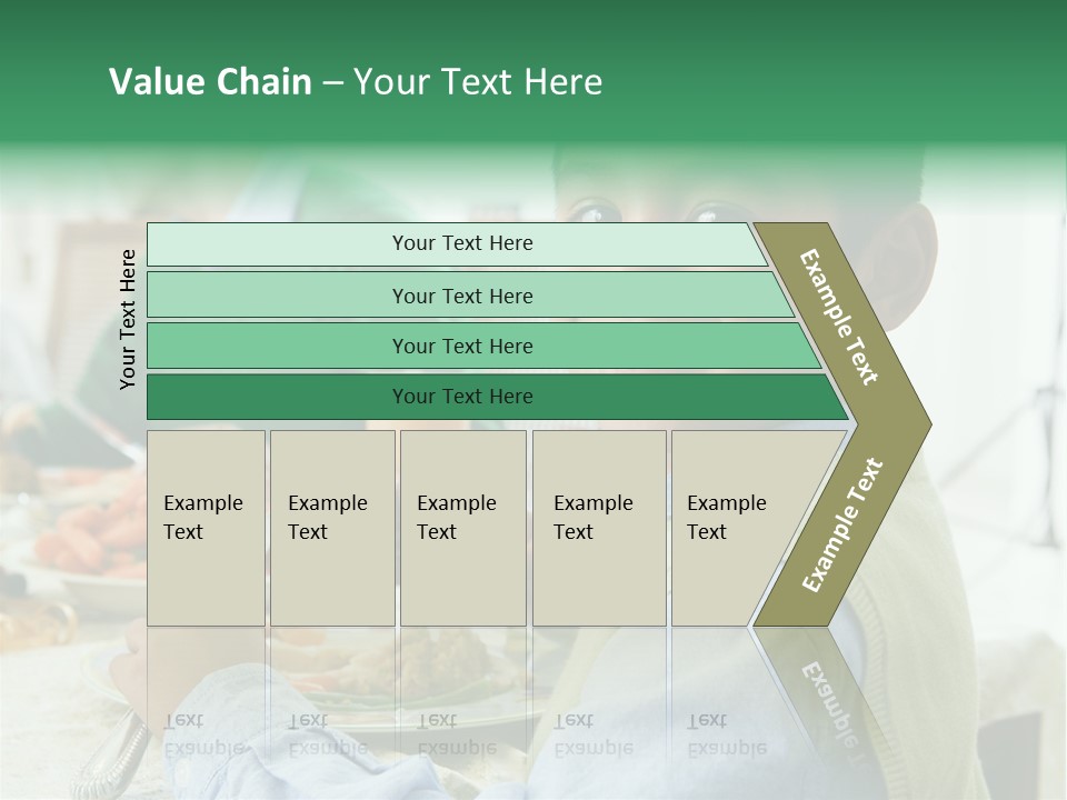 Elementary Hispanic Lunch PowerPoint Template