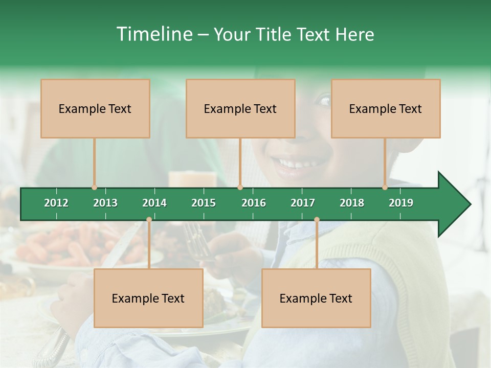 Elementary Hispanic Lunch PowerPoint Template