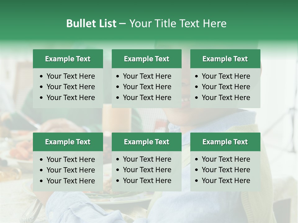 Elementary Hispanic Lunch PowerPoint Template