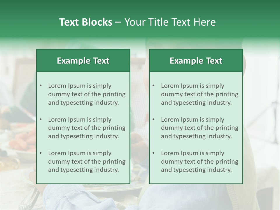 Elementary Hispanic Lunch PowerPoint Template