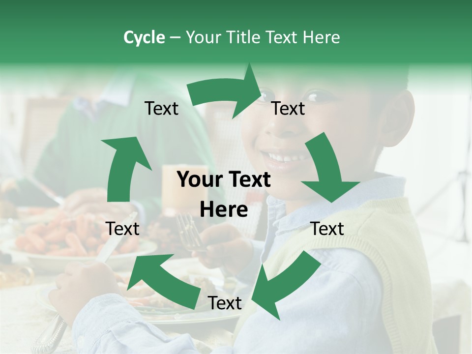 Elementary Hispanic Lunch PowerPoint Template