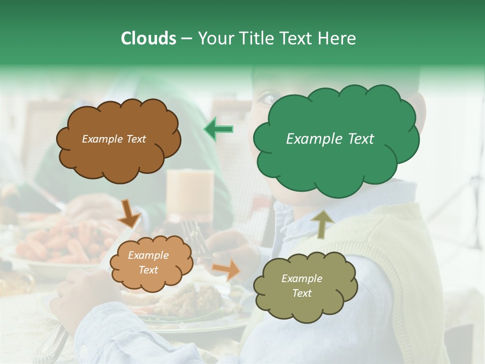 Elementary Hispanic Lunch PowerPoint Template