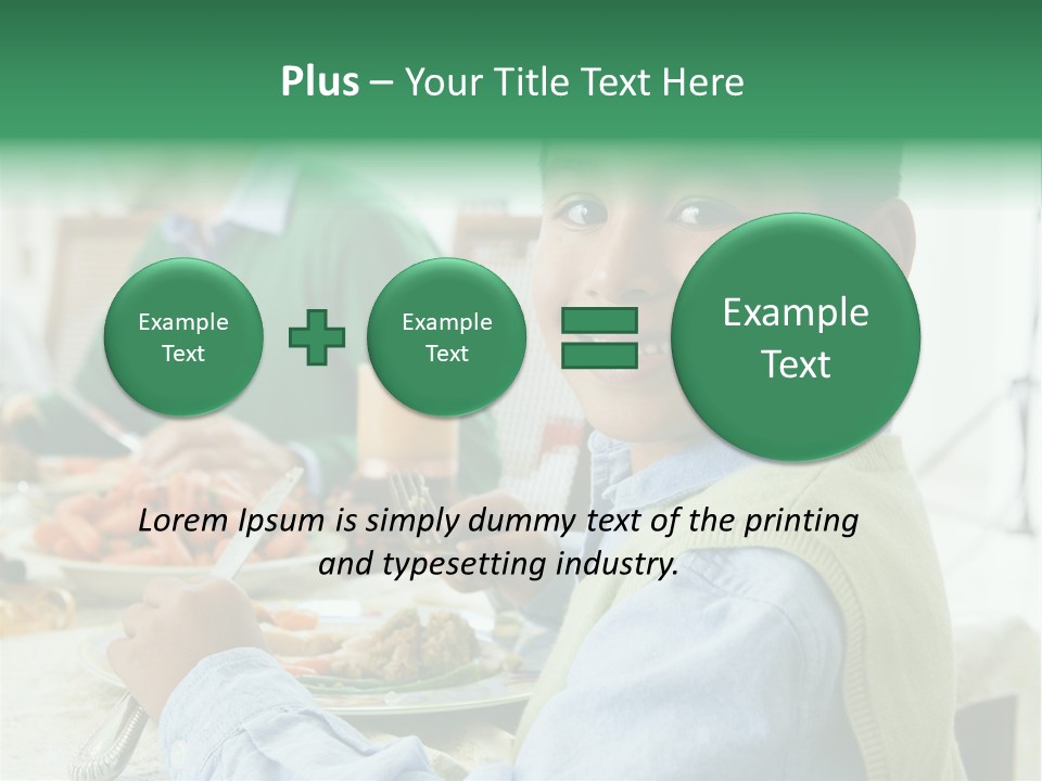 Elementary Hispanic Lunch PowerPoint Template