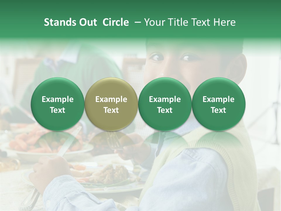 Elementary Hispanic Lunch PowerPoint Template