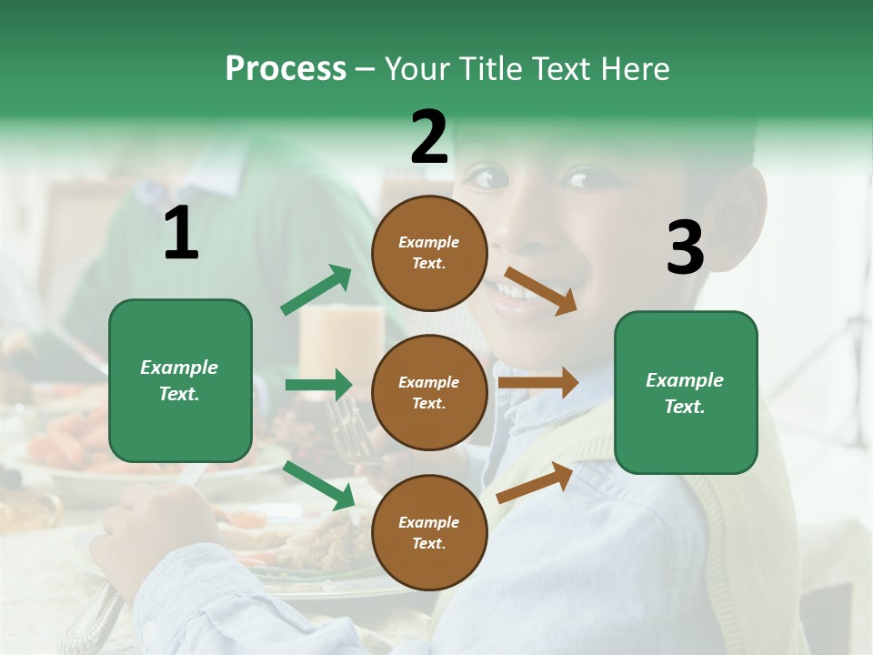 Elementary Hispanic Lunch PowerPoint Template