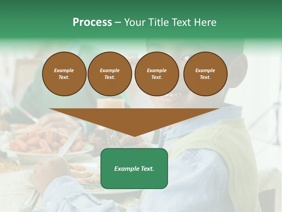 Elementary Hispanic Lunch PowerPoint Template