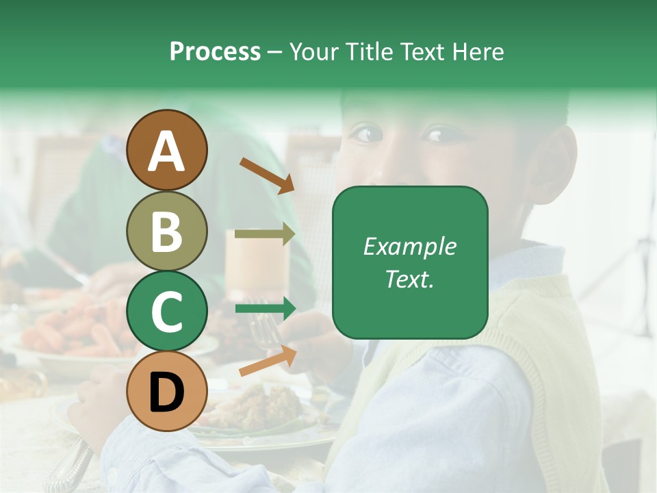 Elementary Hispanic Lunch PowerPoint Template