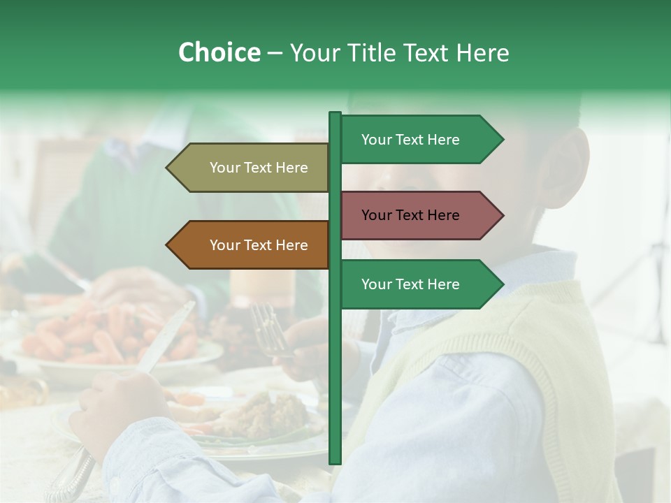 Elementary Hispanic Lunch PowerPoint Template