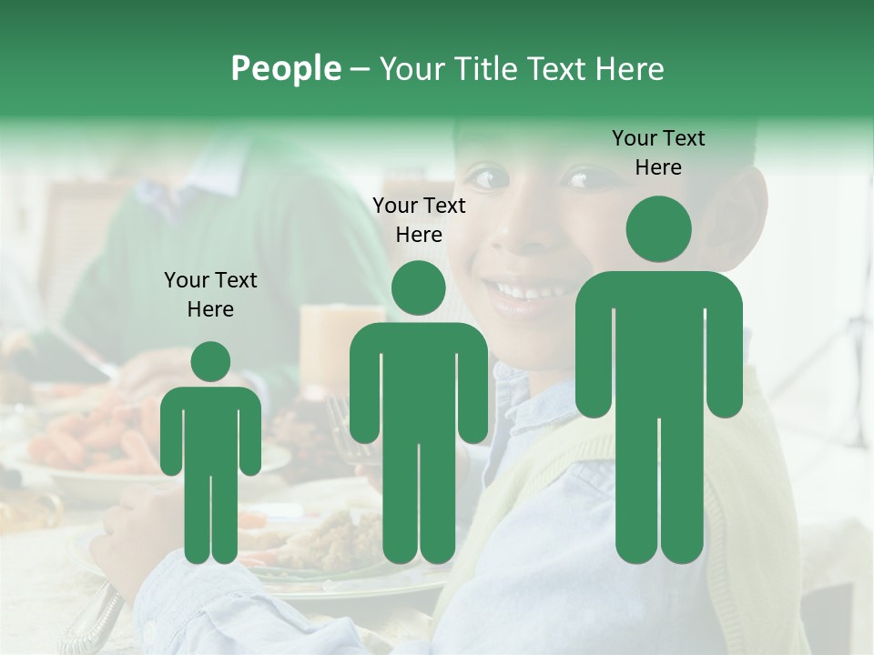 Elementary Hispanic Lunch PowerPoint Template