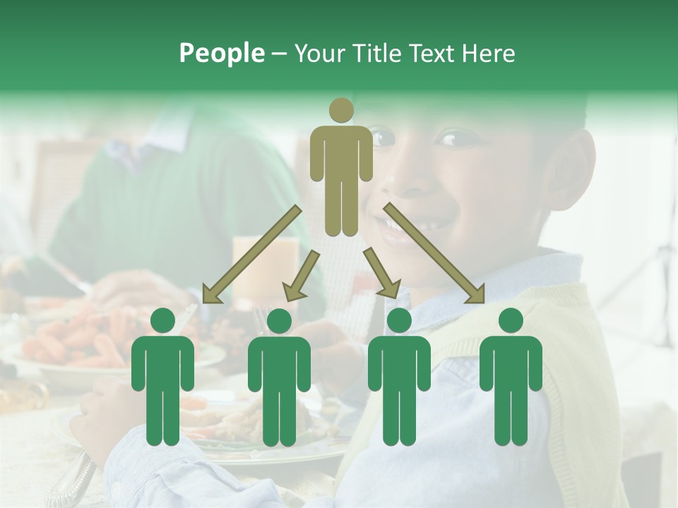 Elementary Hispanic Lunch PowerPoint Template