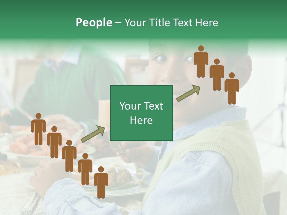 Elementary Hispanic Lunch PowerPoint Template