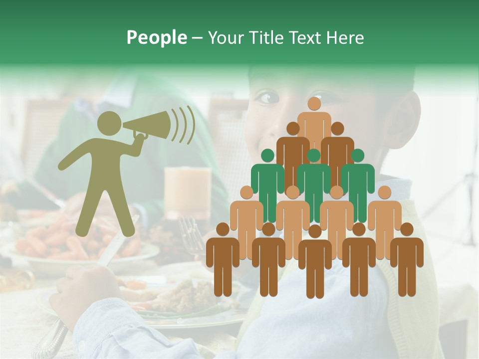 Elementary Hispanic Lunch PowerPoint Template