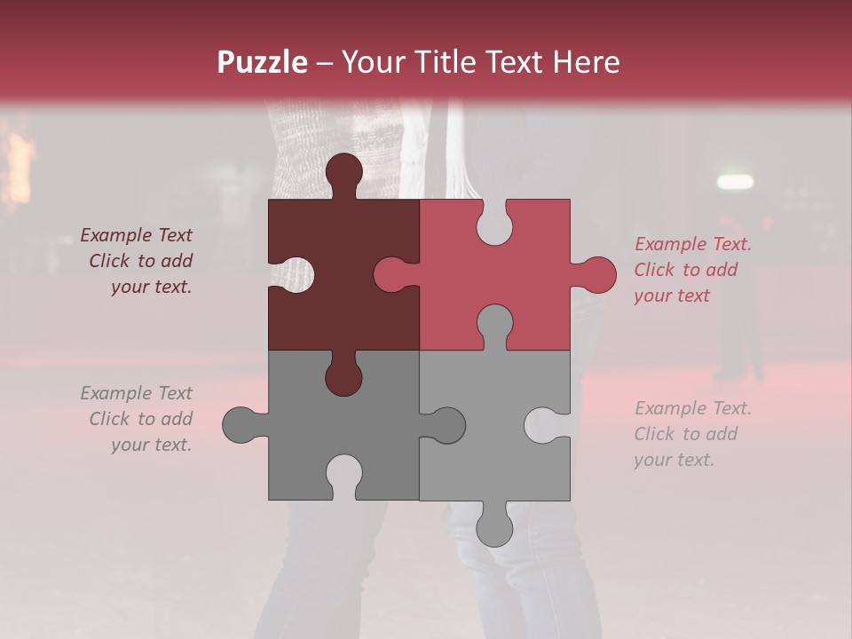 Recreation Warm Scarf PowerPoint Template