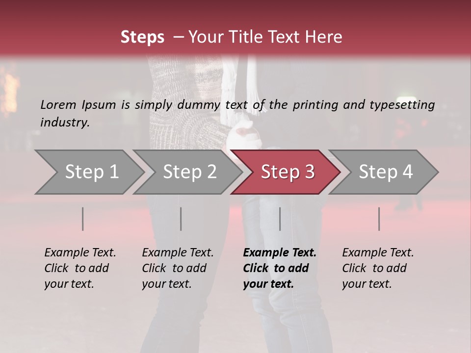 Recreation Warm Scarf PowerPoint Template