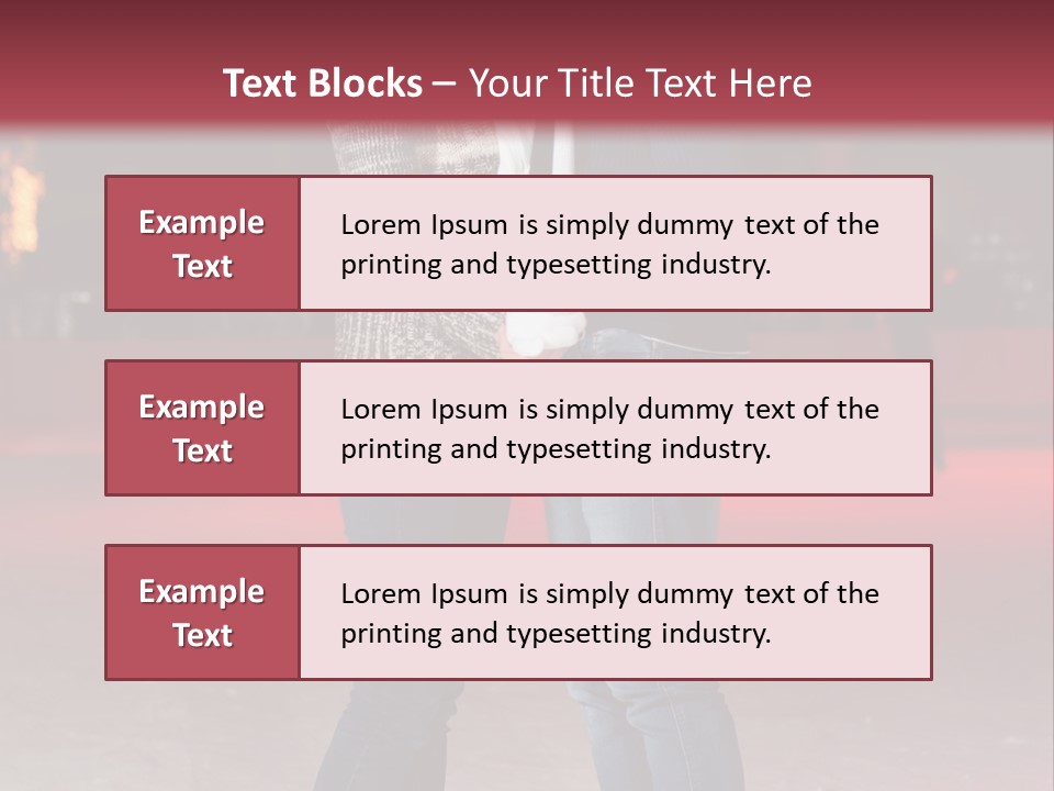 Recreation Warm Scarf PowerPoint Template