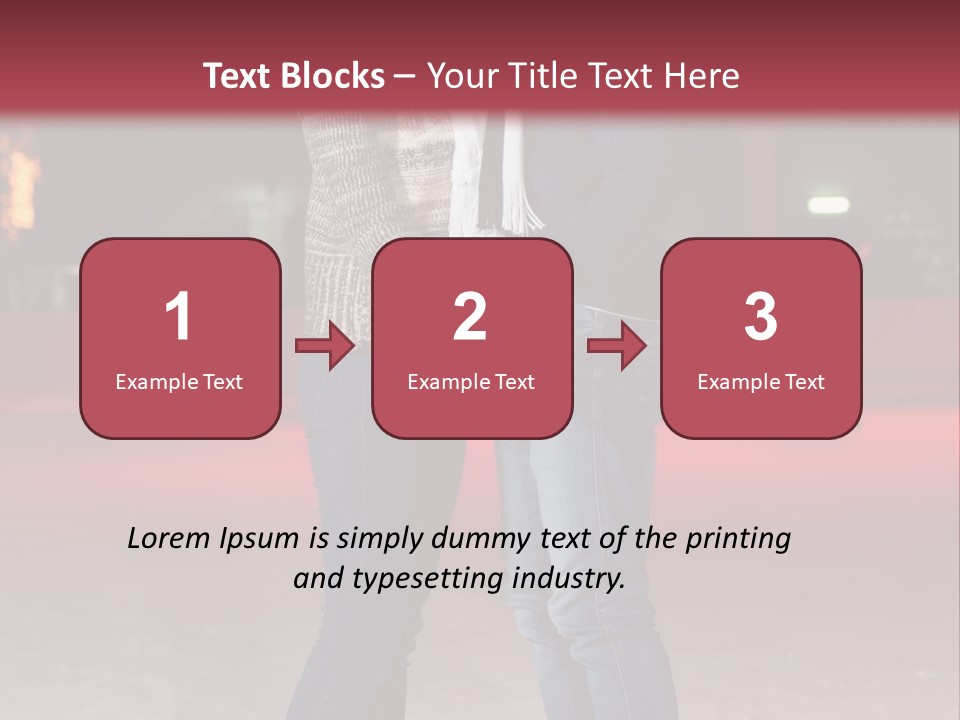Recreation Warm Scarf PowerPoint Template