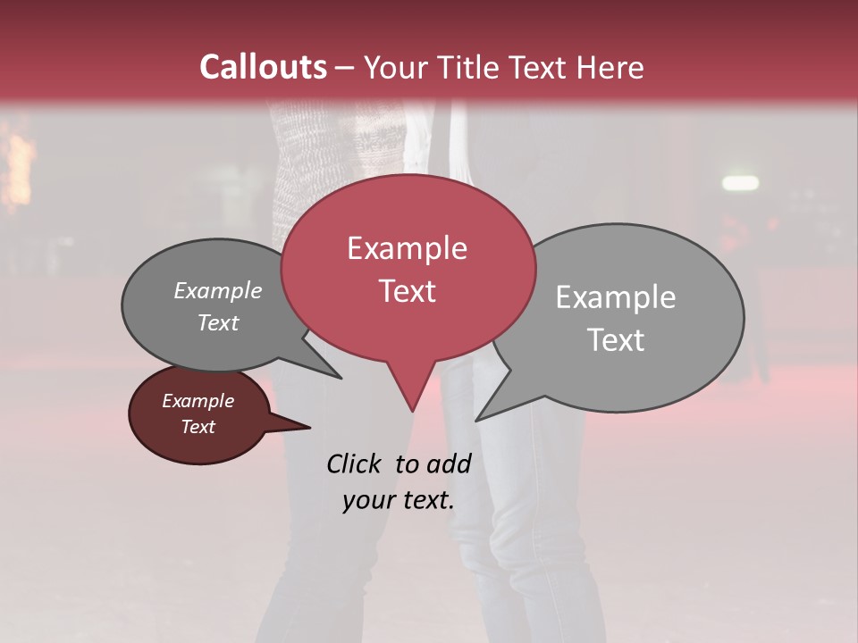 Recreation Warm Scarf PowerPoint Template