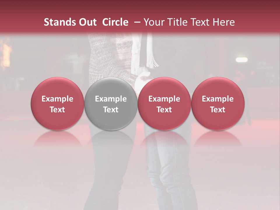 Recreation Warm Scarf PowerPoint Template