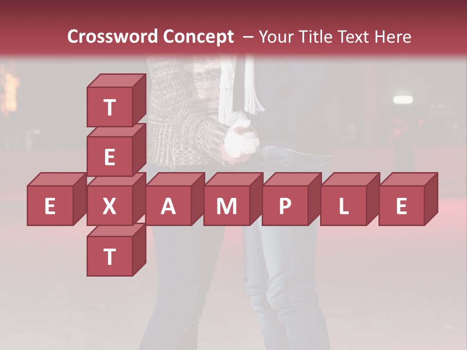 Recreation Warm Scarf PowerPoint Template