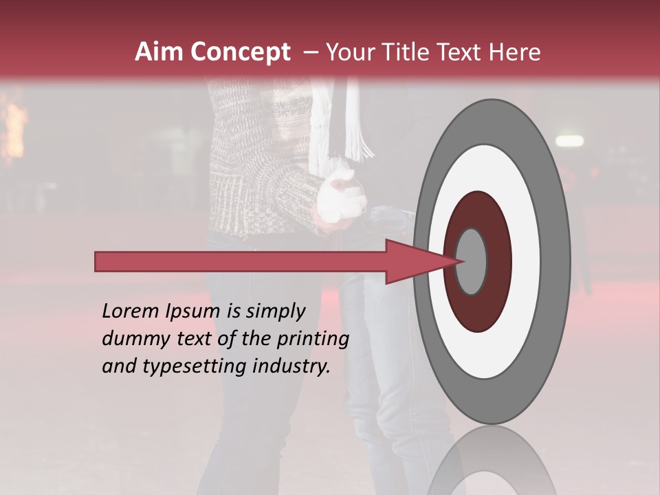 Recreation Warm Scarf PowerPoint Template