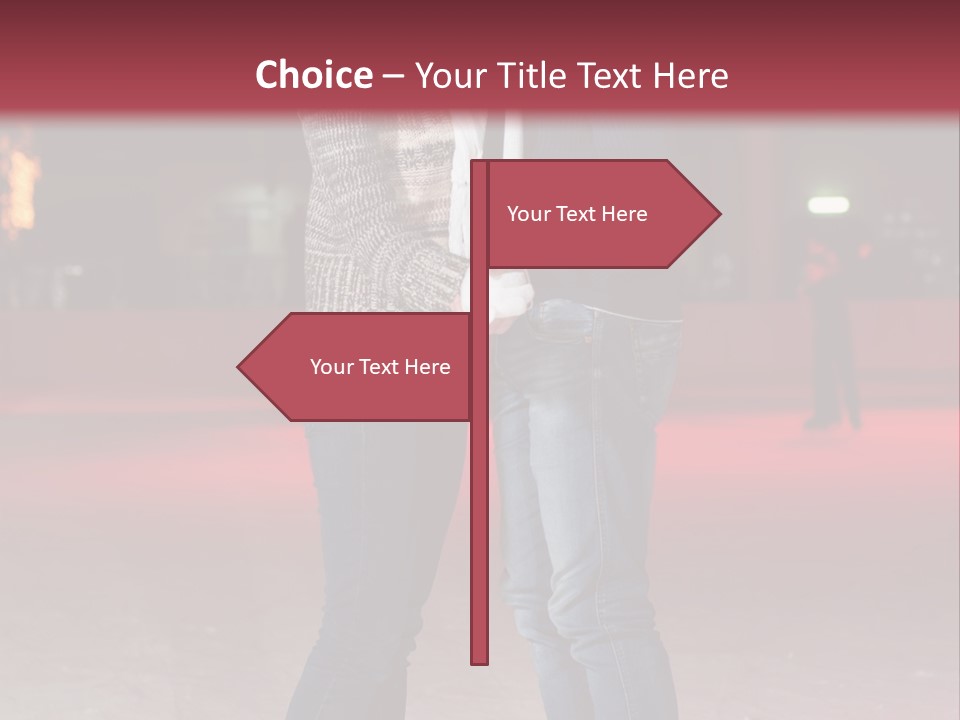 Recreation Warm Scarf PowerPoint Template