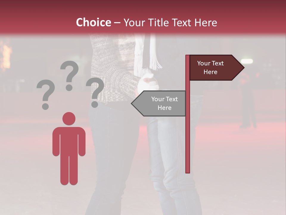 Recreation Warm Scarf PowerPoint Template