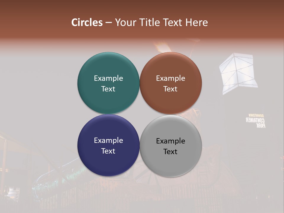 Construction East Fremont PowerPoint Template