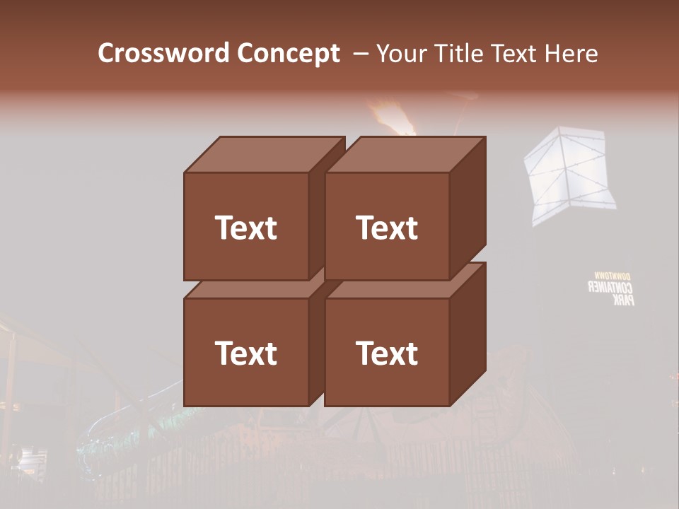 Construction East Fremont PowerPoint Template