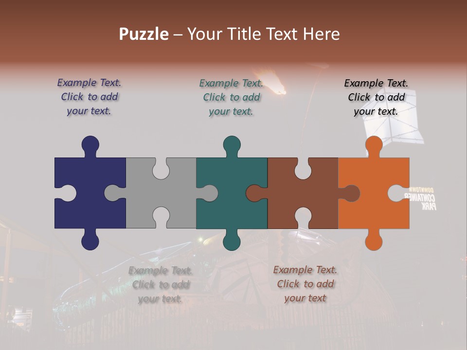 Construction East Fremont PowerPoint Template