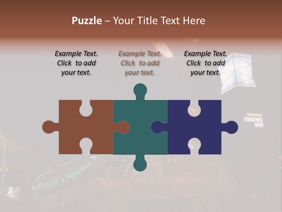 Construction East Fremont PowerPoint Template