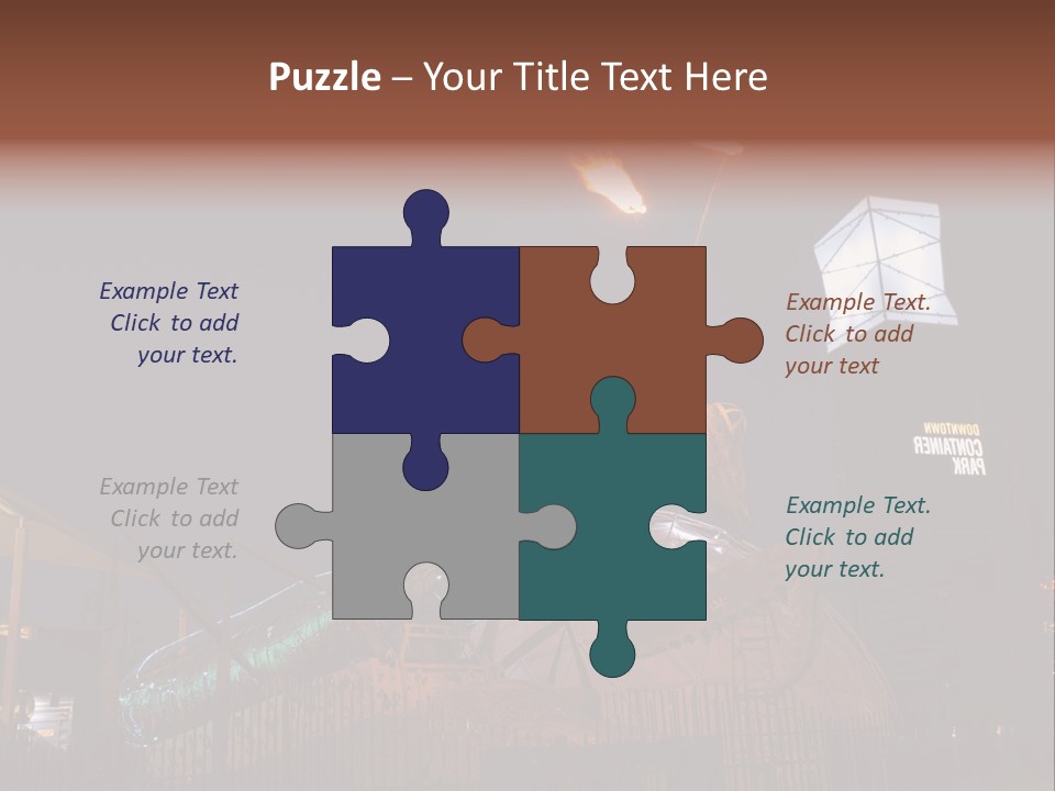 Construction East Fremont PowerPoint Template