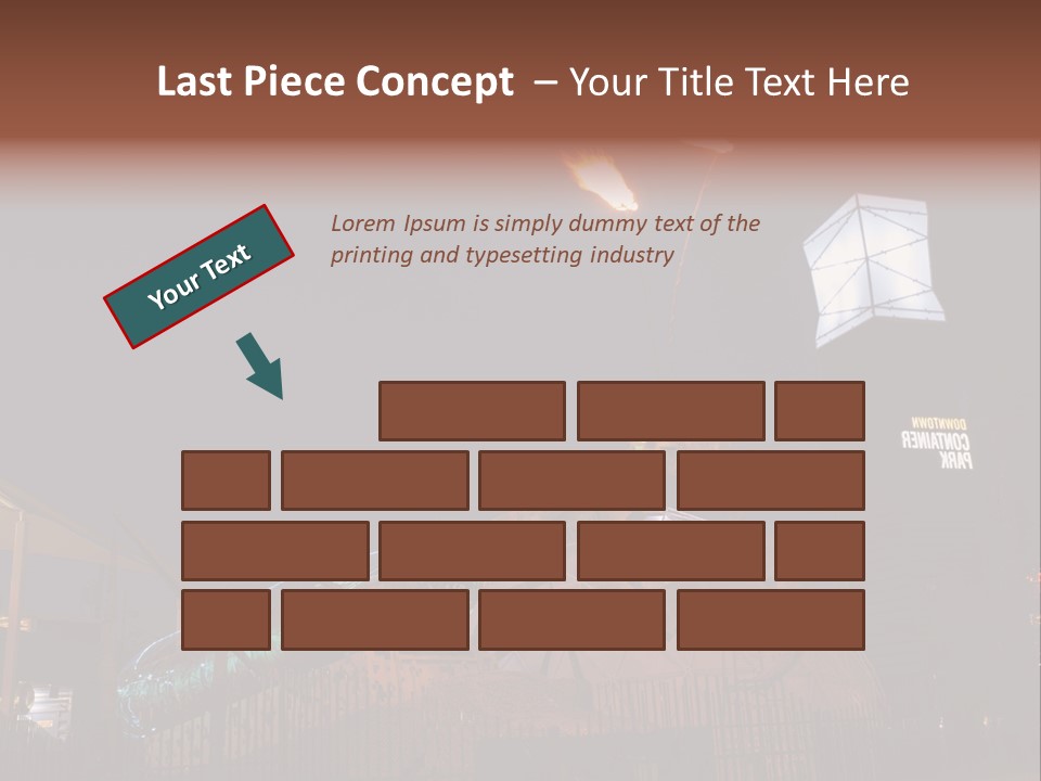 Construction East Fremont PowerPoint Template