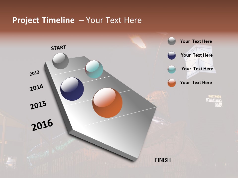 Construction East Fremont PowerPoint Template