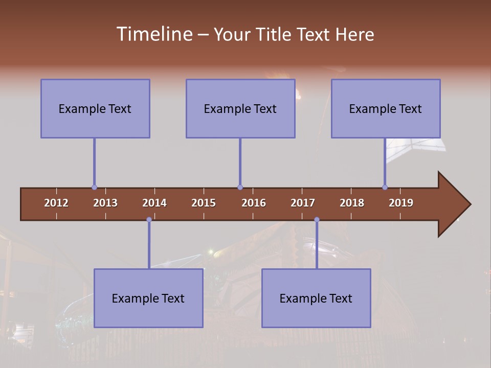 Construction East Fremont PowerPoint Template