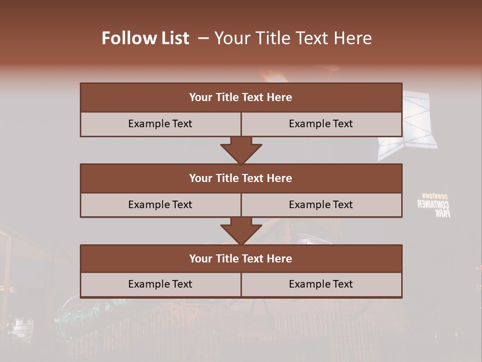 Construction East Fremont PowerPoint Template