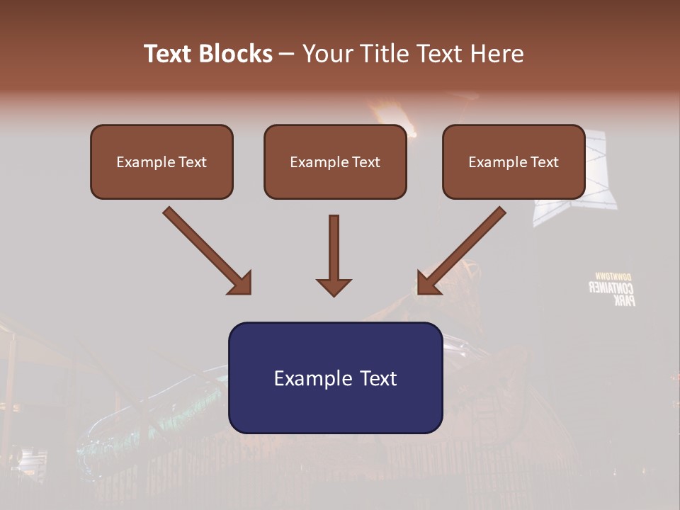 Construction East Fremont PowerPoint Template