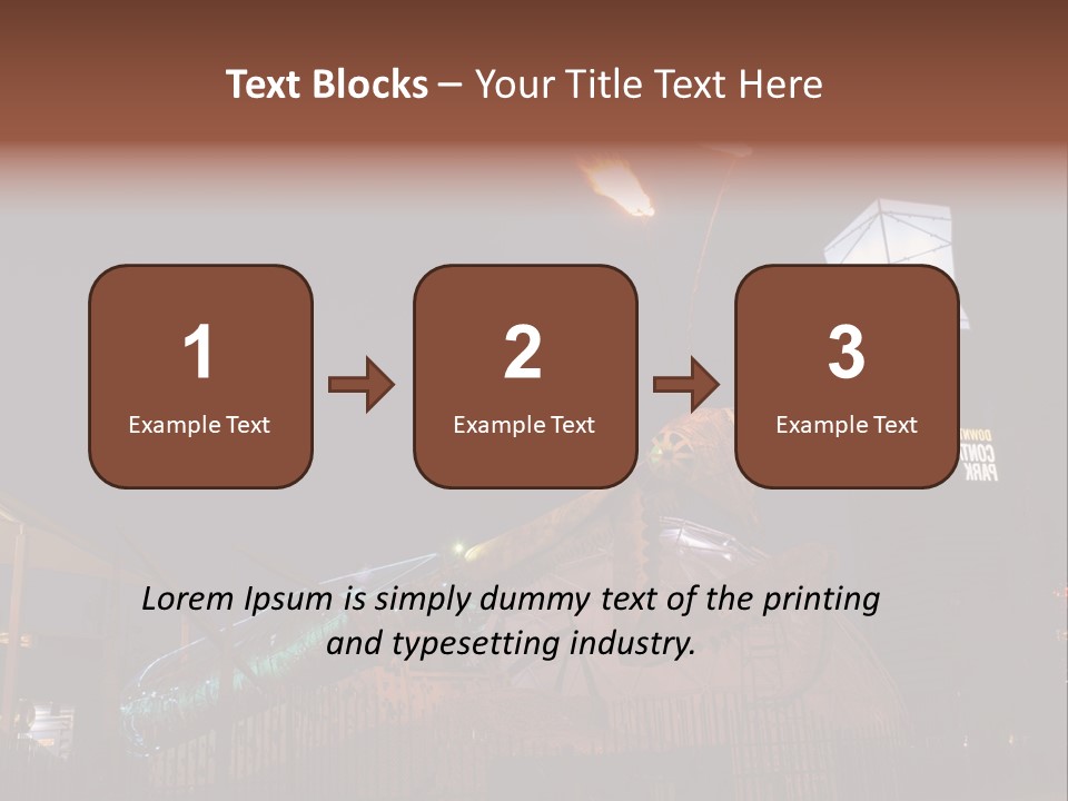 Construction East Fremont PowerPoint Template