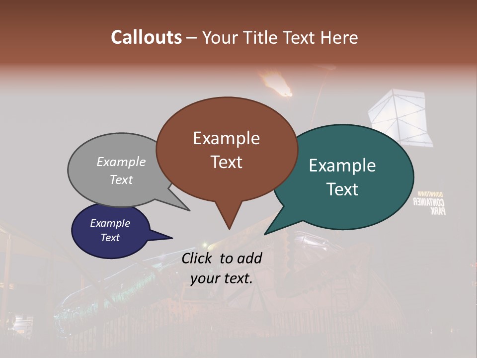 Construction East Fremont PowerPoint Template